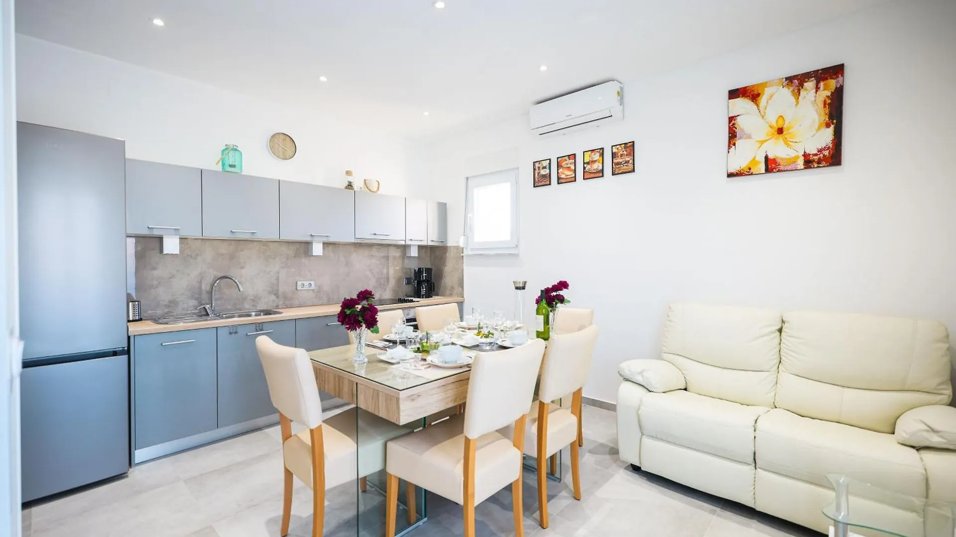 Ferienwohnung In Sukosan Mit Grosser Terrasse דירה